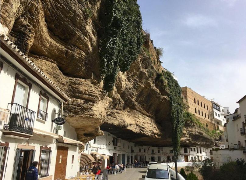 Casa Rural Cuevas Del Sol Setenil De Las Bodegas Bagian luar foto